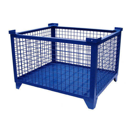 Collapsible Steel Wire Storage Bins For Food Industry 3 Years Warranty