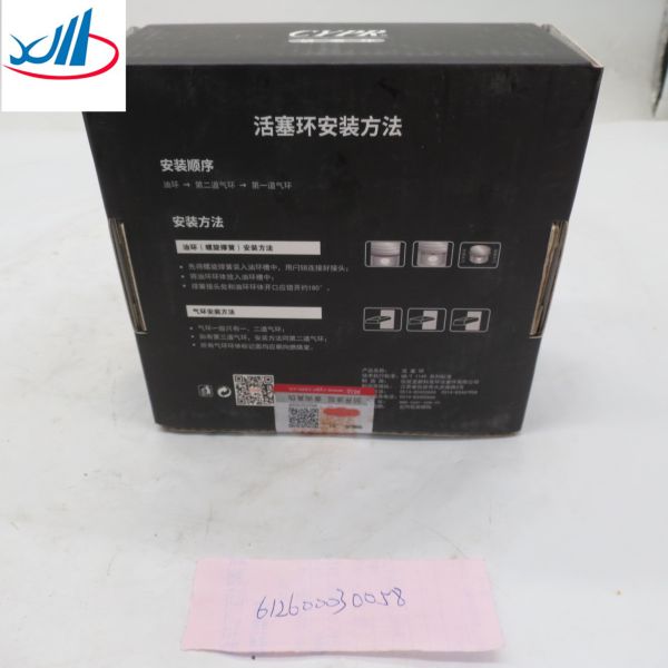 Iron Material Piston Ring XCMG Spare Parts 612600030058 Best Price