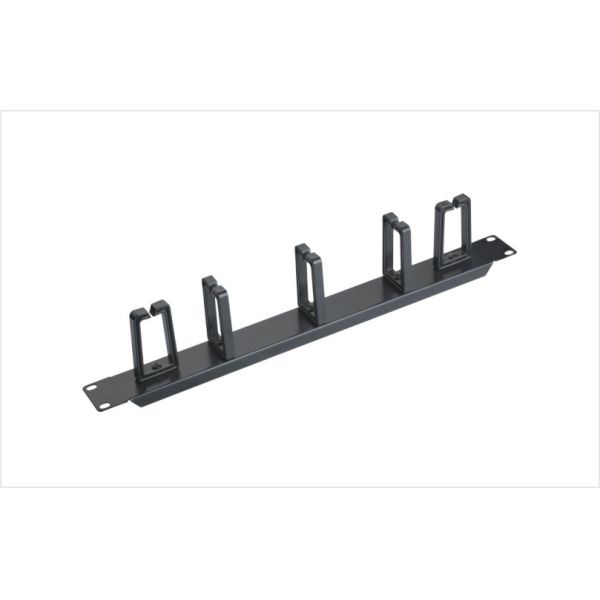 1U 19 Inch Metal Rackmount Cable Management Panel Metal D Ring cable5 YH4028