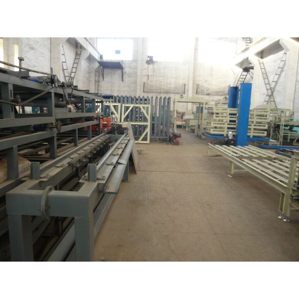 Fiber Glass Magnesium Oxide Sheet Sandwich Panel Making Machine ,  Wall Panel Roll Forming Machine