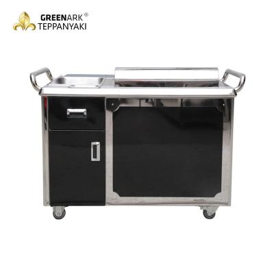 Rectangle Electromagnetic Outdoor Hibachi Grill Table For Beef / Mutton
