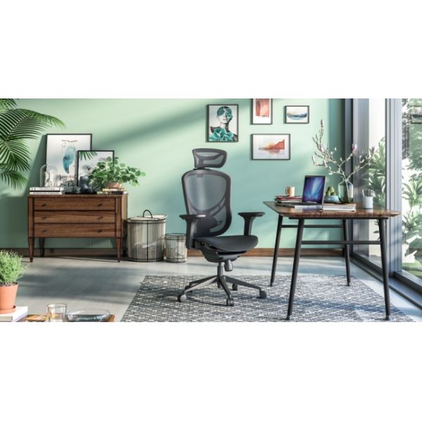 Multifunctional Ergonomic Executive Desk Chair 4D Armrest Staff Office Chair