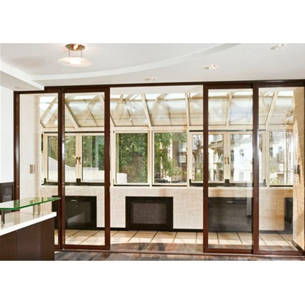 Low-E Glass Sliding Aluminium Door Hinge Adjustment