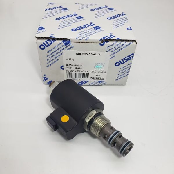 XKCH-00022 Selenoide Valve For Hyundai R215VS R210LC9 R250LC9 R385VS Excavator Parts
