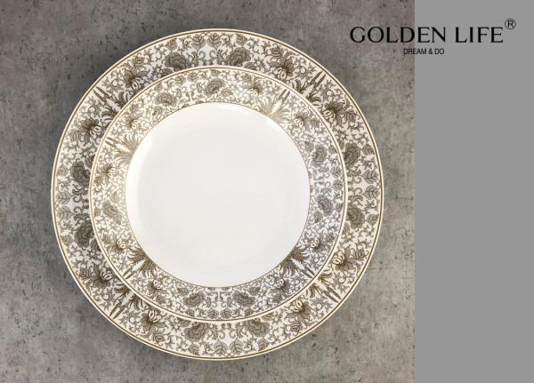 18 Piece 8 10.5 Plate Ceramic Dinnerware Sets 20x3.5cm