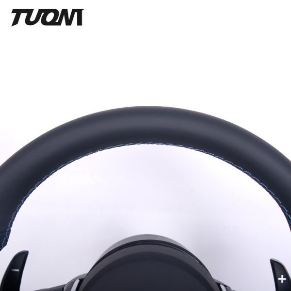 M2 M3 M4 Bmw Smooth Perforated Leather Steering Wheel Flat Bottom
