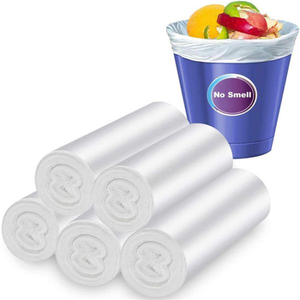 Green Biodegradable Trash Bags Plastic Degradable Rubbish Garbage Bags for Kitchen Office Car