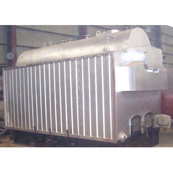 DZH Coal Fired Steam Boiler , Coal Hot Water Boiler Low Fuel Consumption