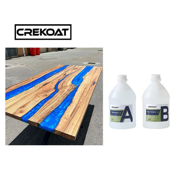 4 Inches Thick Casting Resin Epoxy For Table Single Pour Crystal Clear