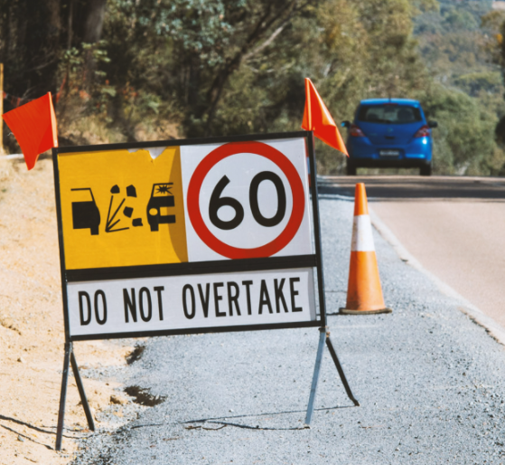 Multi Message Traffic Sign Frame Australia Standard Safety Road Pvc Signage
