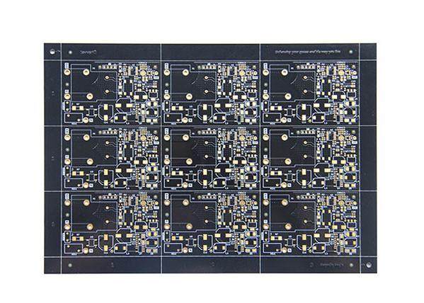 2 U ENIG FR4 Black Ink UL RoHS 2 Layers PCB Circuit Board