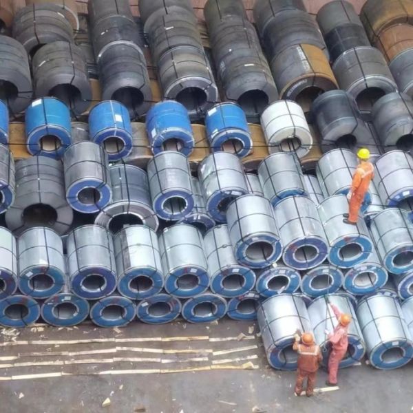 Q235 Очищенный, смазанный маслом, горячо прокачанный 1015 тонкоуглеродный конструктивный стальной катушка для судостроения 1/6 ч катушка