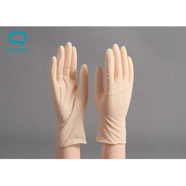 Тип устранимого латекса перчаток чистой комнаты материальный Stretchable для одиночной пользы только