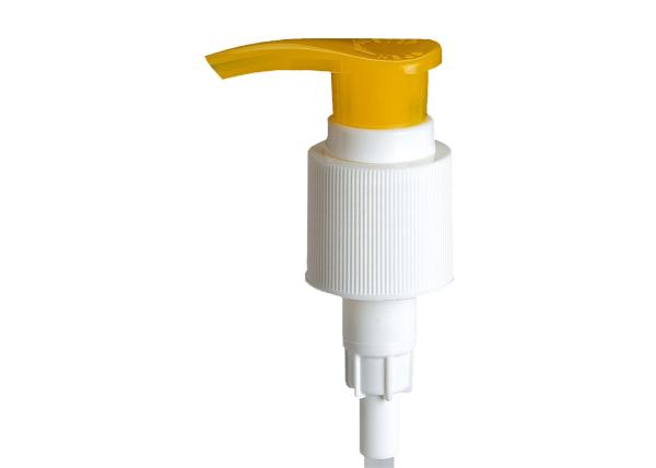 Facial Care Products Yellow Soap Dispenser , Small 20 410 Lotion Pump