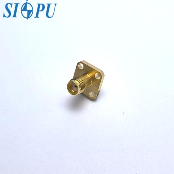 SMA Female Flange-Mounted RF Coaxial Socket