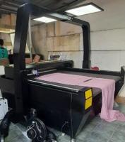 Machine à grande vitesse de laser de Galvo pour la copie Hijab/écharpe/Pashmina Dengan/Handscarves
