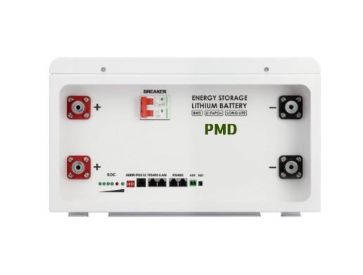 Wall Mounted Inverter Battery Lifepo4 48V 100Ah Lithium Energy Storage Battery For Solar Deep Cycle Battery