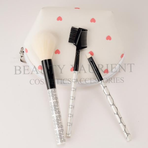 Beauty Yaurient Professional Private Label Makeup Brushes 3 Piece Brush Set
