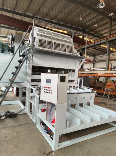 Machine d'emballage de plateaux à œufs entièrement automatique / Équipement de moulage de pâte à papier / Ligne de production de plateaux à œufs avec contrôle PLC