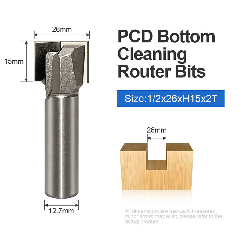 PCD Router Bit Diamond Cleaning Bottom End MillWoodworking Cutter Slotter CNC Machine EngravingToo