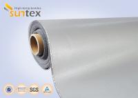 Pano de alta temperatura da fibra de vidro do silicone médio do peso para a isolação da construção de transporte