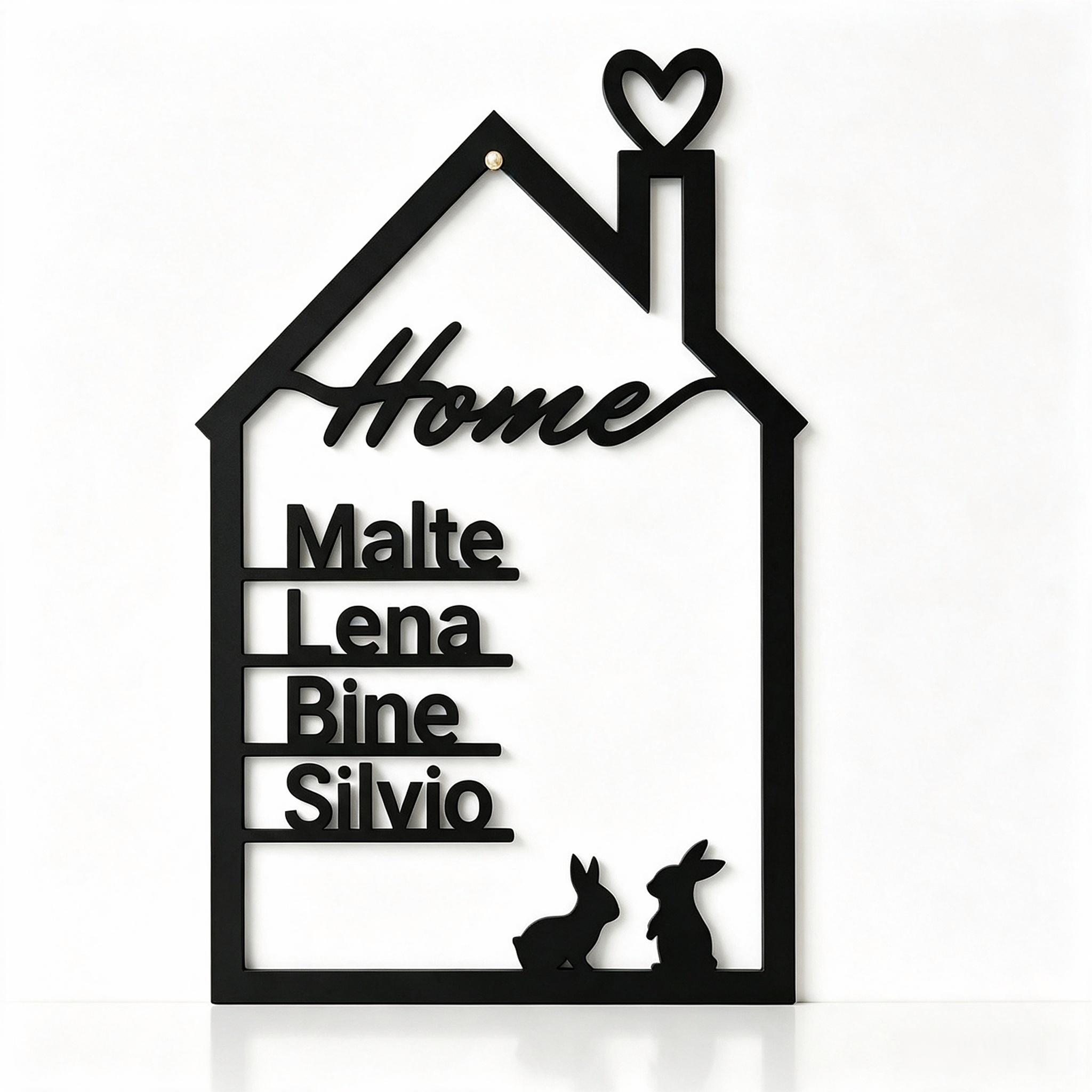 2kg Order Custom 3d Printed Items House Family Name Wall Sign