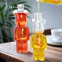 Customize Bear Shape Container New 400ml 500ml 700ml PET Plastic Bottles for Beverage