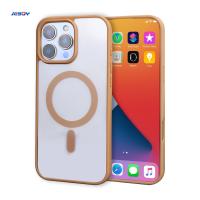 TPU souple magnétique pare-chocs couvercle de téléphone portable transparent
