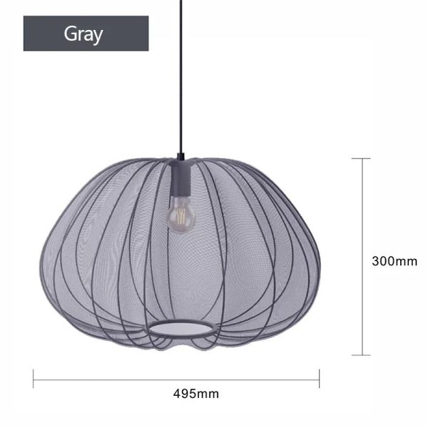 Nordic Designer Fabric Art Chandeliers Home Decor Retro Pendant Lamp (WH-VP-321)
