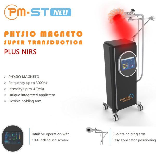 GMS PM-ST 3 NEO NIRS Pulsed Magneto Therapy with Near Infrared Advanced 5 Tesla Pulsed Magneto Therapy Device Near Infrared and Magnetotherapy 3-in-1 Treatment System