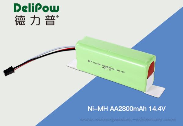 High Capacity Nimh Aa Batteries , Rechargeable Aa Battery Pack 2800mAh 14.4V
