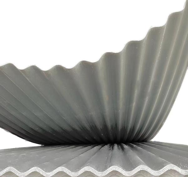 Anti folha telhando ondulada plástica da corrosão UPVC para a construção da construção