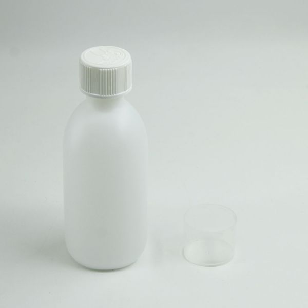 Freight Cost Pay 250ml 8oz HDPE Pharmaceutical Empty Syrup Bottles Toseina 2mgml Oral Solution Packaging Plastic Bottle