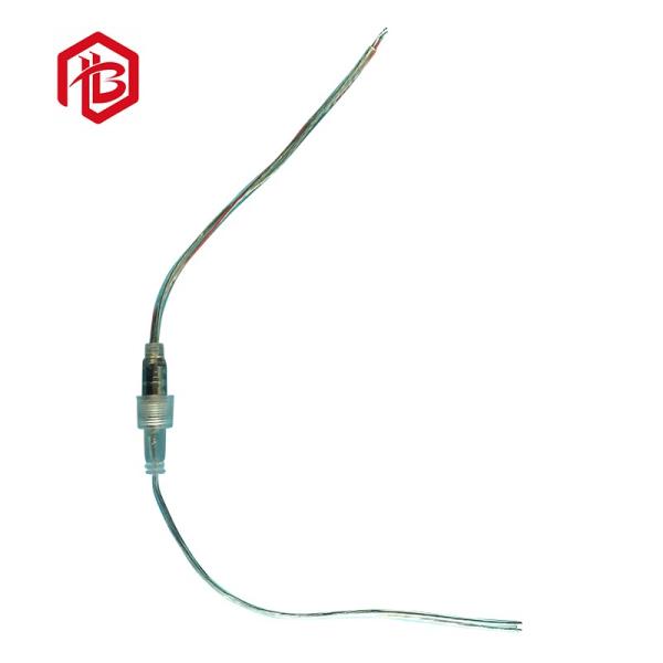 Connecteurs de panneau mâle DC5521 DC35135 étanches IP68 personnalisés, câble d'alimentation CC avec cache-poussière, montage sur panneau