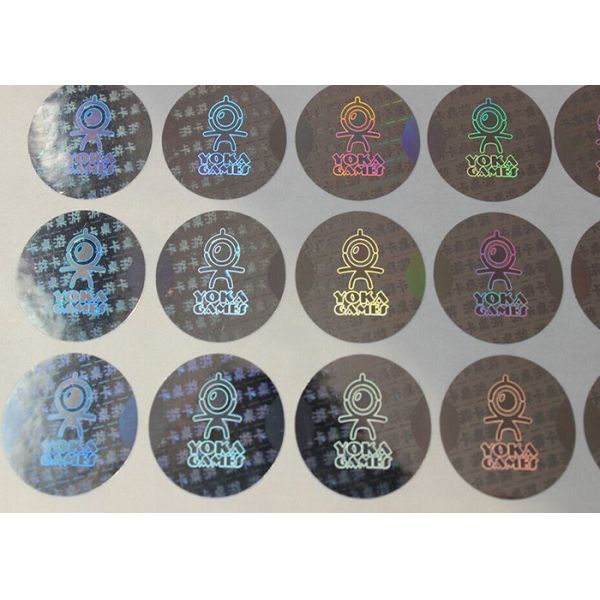 Ярлыки трамбовки очевидные изготовленные на заказ голографические 3Д для упаковки коробки ярлыка пробирки