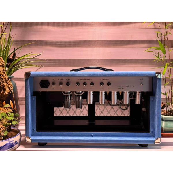 Custom Dumble CLONE Steel String Singer Head 20W 50W 100W with Suede Brown Color, Grand Amplifier SSS Model