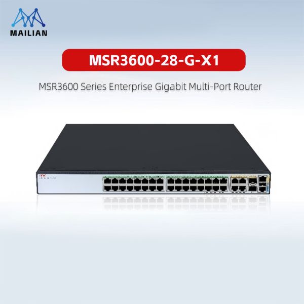 H3C MSR3600-2 Series Multi-Service Gigabit Enterprise Routers｜High-Performance Switch-Router Integrated for Branch & Aggregation Gigabit Wireless Router