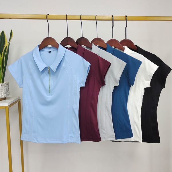 6 Colors Quick Dry Women Horse Riding Base Layer Long Sleeve Half Zipper Shirts