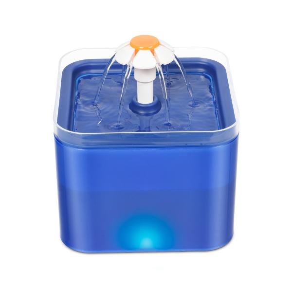 2L Pet Water Fountains Automatic Cat Drinking Water Fountains With LED