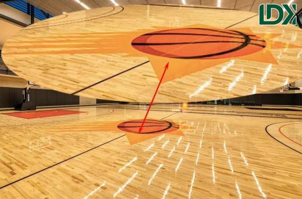Absorción de choques de suelo deportivo de madera de alto rendimiento y fácil instalación para entrenamiento