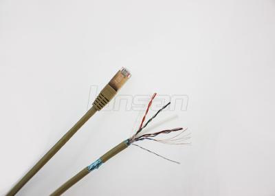A alta segurança Cat6 protegeu o conector do alojamento do ferro do cabo do remendo para redes informáticas