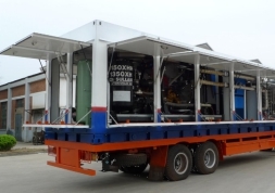 Oil Rig Compatible Boosting Skid Offshore Rated Natural Gas Boosting Skid High Rated Flow