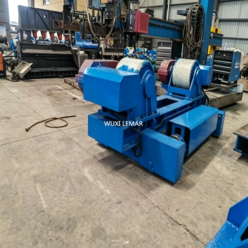 800Ton High Load Welding Roller Stand with Self-Adjusting 42CrMo Forged Steel Wheels for Large Cylinder Welding