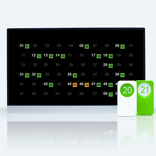 レストランテーブル偏振追跡システム 10テーブル