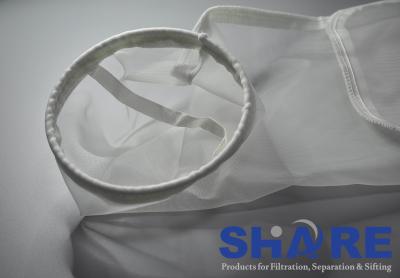 Sacos de filtro líquidos do monofilamento com o cordão como a avaliação superior do colar de 1um a 2000um