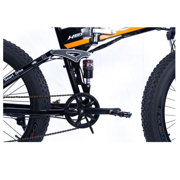 Full Suspension 26 Inch 350w Aluminium Folding Electric Bike