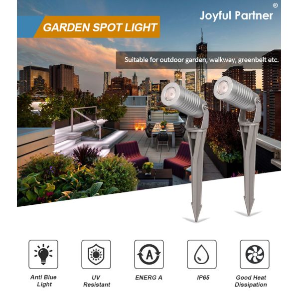 DC 24V 10W Led Spot Spike Yard Light RGBW 4 en 1 Iluminación portátil de exteriores impermeable
