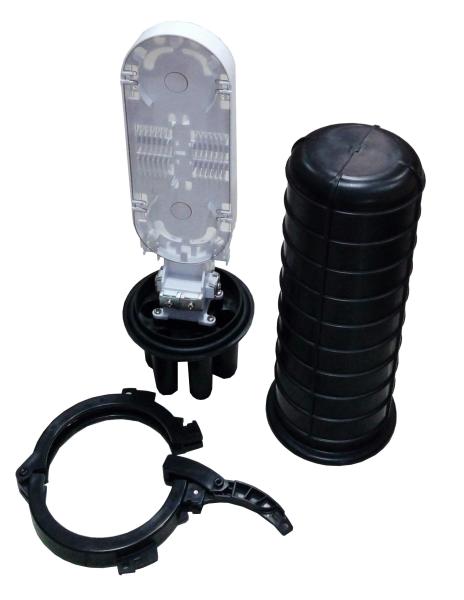 IP68 Dome Splice Fiber Optic Closure 48 FO Heat Shrinkable Sealing Easy Installation