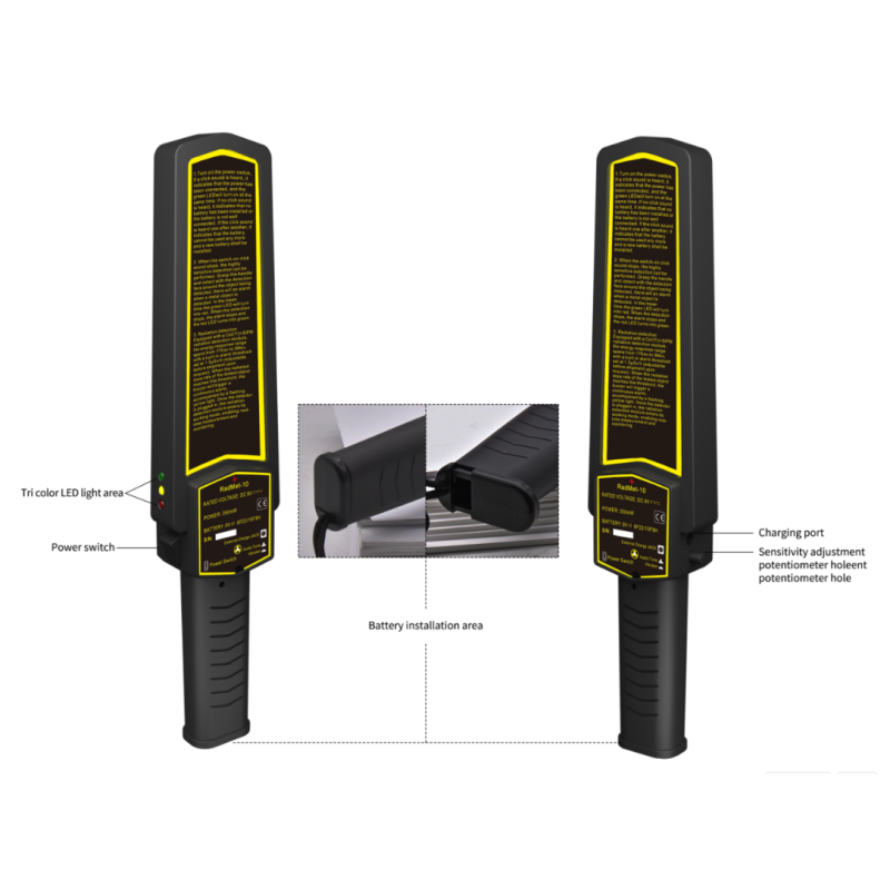 RadMet-10 Dual Radiation and Metal Detector