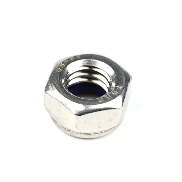 100% QC проверенная нержавеющая сталь Din985 Шестиугольная нейлоновая вставка самозаключающиеся орехи для технического обслуживания транспортных средств